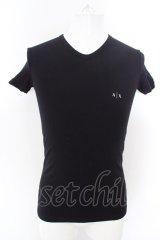 ARMANI EXCHANGE / アンダーウェアTシャツ S ブラック O-24-04-23-042-AE-ts-YM-ZT0425
