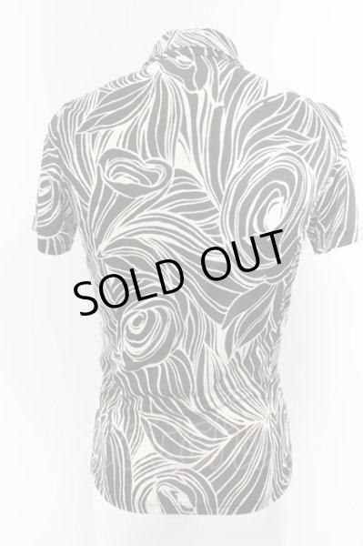 画像3: 5351pour les Hommes / 総柄シースルーシャツ 2 ブラックｘホワイト O-24-04-23-005-53-sh-YM-ZT261 (3)