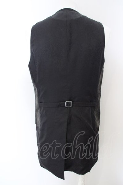 画像4: Roen / コーティングレイヤードロングベスト 46 ブラック O-24-04-23-046-Ro-ou-YM-ZT377 (4)