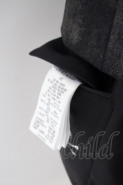 画像5: Roen / コーティングレイヤードロングベスト 46 ブラック O-24-04-23-046-Ro-ou-YM-ZT377 (5)