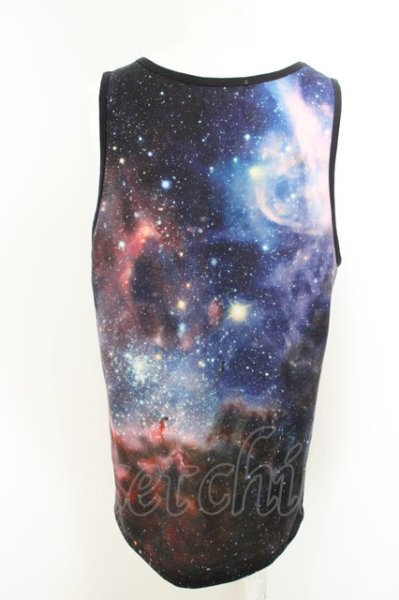 画像2: KMK(KINGLY MASK) / ギャラクシー総柄BIGシルエットタンクトップ  マルチ O-24-04-23-049-KM-to-YM-ZT377 (2)