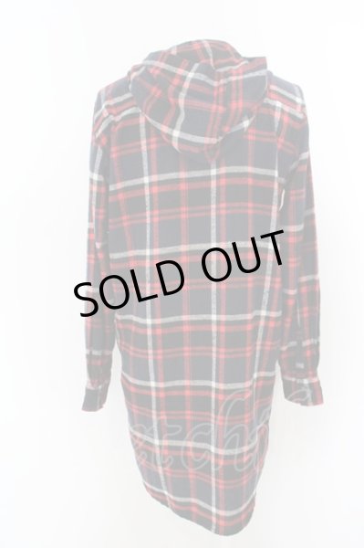 画像3: KMK(KINGLY MASK) / フーデッドチェックネルシャツコート F マルチ O-24-04-23-050-KM-sh-YM-ZT377 (3)