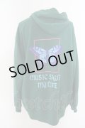 MSML / OVERSIZED BATTERFLY GRAPHIC HOODIE　パーカー L グリーン O-24-04-23-057-MM-to-YM-ZT072