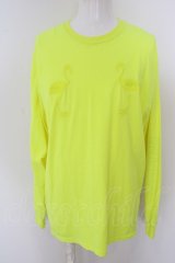 MSML / LONG SLEEVE カットソー L ネオンイエロー O-24-04-23-062-MM-to-YM-OS