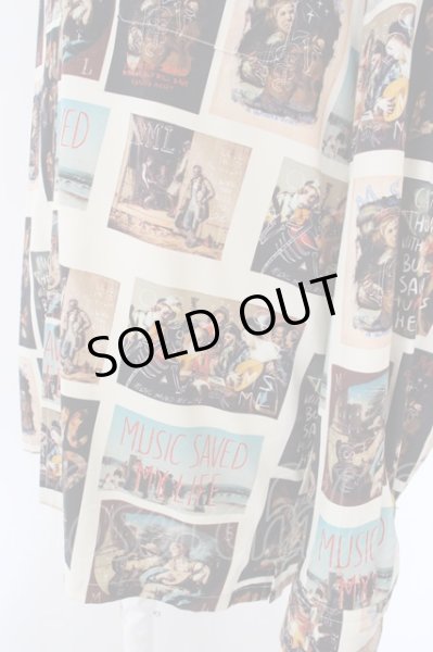 画像3: MSML / GRAPHIC LONG SLEEVE シャツ L アイボリー O-24-04-23-064-MM-sh-YM-ZT072 (3)