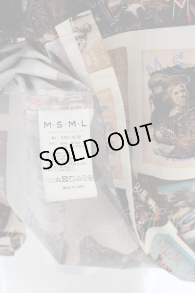 画像5: MSML / GRAPHIC LONG SLEEVE シャツ L アイボリー O-24-04-23-064-MM-sh-YM-ZT072 (5)