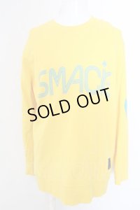 SMACK ENGINEER / LOGO トレーナー F イエロー O-24-04-23-065-SM-to-YM-OS