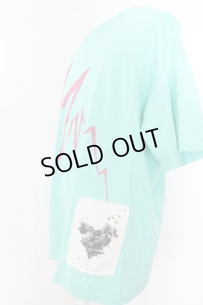 画像2: SMACK ENGINEER / LOVE BIG Tシャツ  ミント O-24-04-23-066-SM-ts-YM-OS (2)