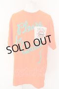 SMACK ENGINEER / SUBLIMINAL SIGNALS　BIG Tシャツ F オレンジ O-24-04-23-068-SM-ts-YM-OS