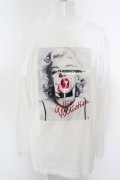 【WINTERセール】GALLIS ADDICTION / パロディ長袖カットソー 4 ホワイト O-24-04-23-072-GA-to-YM-ZT072