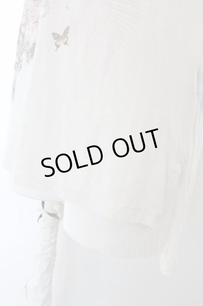 画像3: KMRii / バタフライスカルTシャツ 1 ホワイト O-24-04-23-073-KM-to-YM-ZT072 (3)