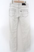 画像3: 【WINTERセール】TORNADO MART / ハードダメージデニムパンツ M ホワイト O-24-04-23-074-TO-pa-YM-ZT071 (3)