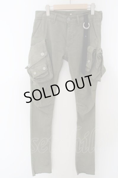 画像1: 青激-SEIGEKI- / MIAMI　カーゴスキニーパンツ 30 カーキ O-24-04-23-075-GE-pa-YM-ZT071 (1)