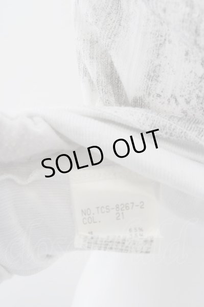 画像3: 5351pour les Hommes / シャイニー総柄ショートタンクトップ  ホワイト O-24-04-23-001-53-to-YM-ZT257 (3)