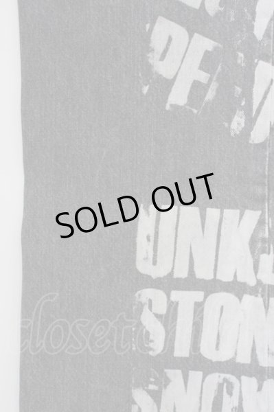 画像3: SHELLAC / ペインティングダメージデニムパンツ 48 グレー O-24-04-23-078-SH-pa-YM-OS (3)