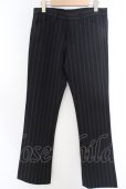 画像1: 【セール】5351pour les Hommes / ストライプスラックスパンツ 2 グレー O-24-04-23-084-53-pa-YM-ZT071 (1)