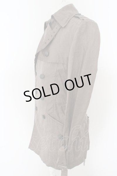 画像2: 5351pour les Hommes / コーティングリネンダブルコート 1 ライトブラウン O-24-04-23-009-53-ou-YM-ZT261 (2)