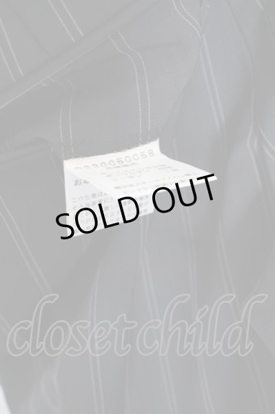 画像4: 5351pour les Hommes / ストライプスラックスパンツ 2 グレー O-24-04-23-084-53-pa-YM-ZT071 (4)