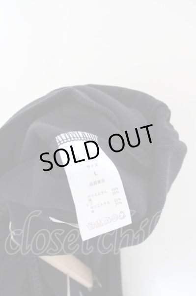 画像3: semantic design / ウォレットチェーン付きスウェットサルエルカーゴパンツ L ブラック O-24-04-23-085-SE-pa-YM-ZT071 (3)