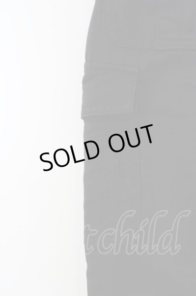 画像2: Roen / サイドレオパードラインカーゴパンツ 30 ブラック O-24-04-23-089-Ro-pa-YM-ZT069 (2)