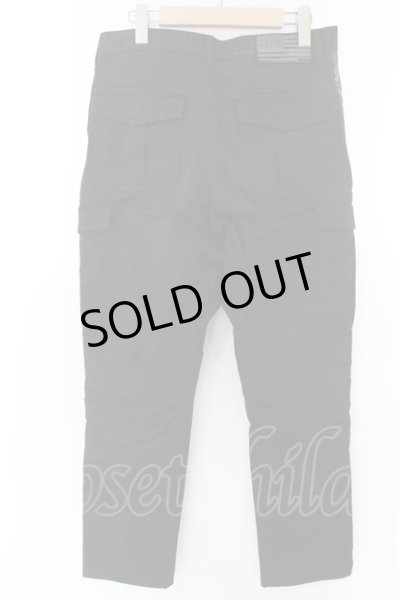 画像3: Roen / サイドレオパードラインカーゴパンツ 30 ブラック O-24-04-23-089-Ro-pa-YM-ZT069 (3)