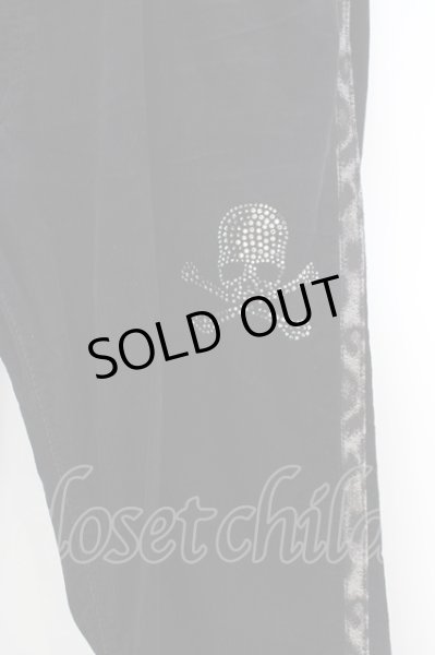 画像2: Roen / サイドレオパードラインコーデュロイストレートパンツ 30 ブラック O-24-04-23-090-Ro-pa-YM-ZT069 (2)