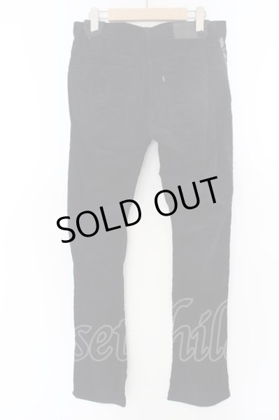 画像3: Roen / サイドレオパードラインコーデュロイストレートパンツ 30 ブラック O-24-04-23-090-Ro-pa-YM-ZT069 (3)