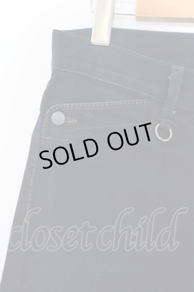 画像2: GalaabenD / ボタンフライカラーデニムパンツ s ネイビー O-24-04-23-097-Ga-pa-YM-ZT139 (2)