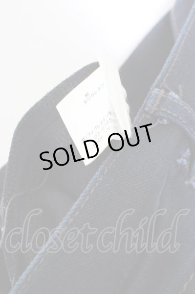 画像4: GalaabenD / ボタンフライカラーデニムパンツ s ネイビー O-24-04-23-097-Ga-pa-YM-ZT139 (4)