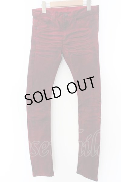 画像1: GalaabenD / EXフィット顔料加工ストレッチパンツ ｓ レッド O-24-04-23-101-Ga-pa-YM-ZT (1)