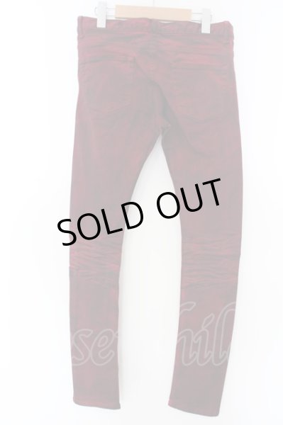 画像3: GalaabenD / EXフィット顔料加工ストレッチパンツ ｓ レッド O-24-04-23-101-Ga-pa-YM-ZT (3)