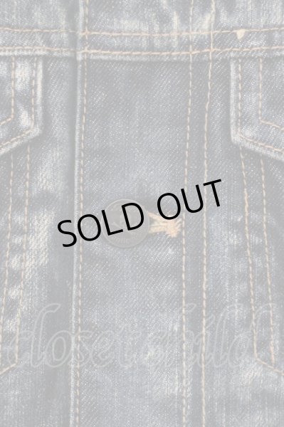 画像2: Roen / semantic designコラボ スタッズスカルブリーチデニムGジャン　ジャケット M インディゴ O-24-04-23-011-Ro-ja-YM-ZT261 (2)