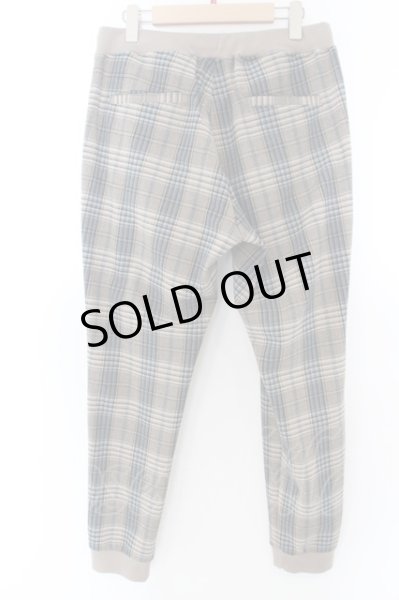 画像4: MSML / チェックイージーパンツ L ブルーｘブラウン O-24-04-23-106-MM-pa-YM-ZT140 (4)