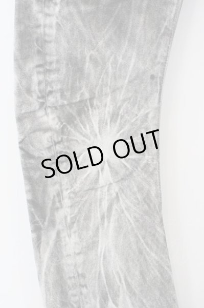 画像2: CIVARIZE / 裾ZIPコーティングバナナデニムパンツ 42 ブラックｘホワイト O-24-04-23-107-CI-pa-YM-OS (2)