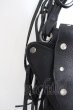 画像2: 5351pour les Hommes / フリンジレザーウエストホルターバッグ  ブラック O-24-04-23-110-53-za-YM-ZT-ML010 (2)