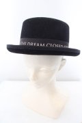 【WINTERセール】SMACK ENGINEER / IN THE DREAM CLOSED EYES ウールハット S ブラック O-24-04-23-115-SM-za-YM-ZT147