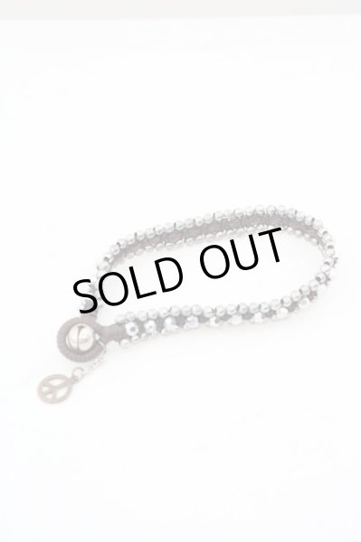 画像1: gunda / BUBBLE BR ブレスレット  シルバーｘブラウン O-24-04-23-121-gu-za-YM-ZT411 (1)