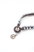 画像2: 【セール】gunda / BUBBLE BR ブレスレット  シルバーｘブラウン O-24-04-23-121-gu-za-YM-ZT411 (2)