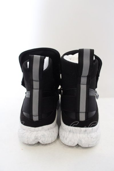 画像3: 1piu1uguale3 RELAX / Vibramソール Wファスナースニーカー L(28cm) ホワイトｘブラック O-24-04-23-126-1p-sho-YM-ZT-S002 (3)