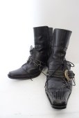 画像1: 【セール】5351pour les Hommes / ベルテッドレースアップシューズ 42 ブラック O-24-04-23-128-53-sho-YM-ZT2000 (1)
