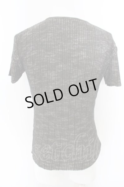 画像2: 5351pour les Hommes / カモフラサマーニットTシャツ  カーキ O-24-04-23-013-53-ts-YM-ZT262 (2)