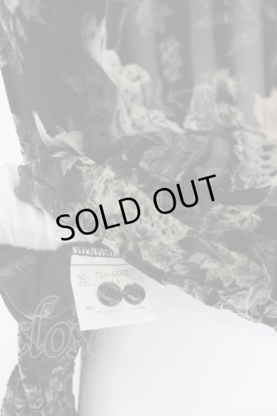 画像4: TORNADO MART / ベルベットストライプシャツ M ブラック O-24-04-23-017-TO-sh-YM-OS (4)