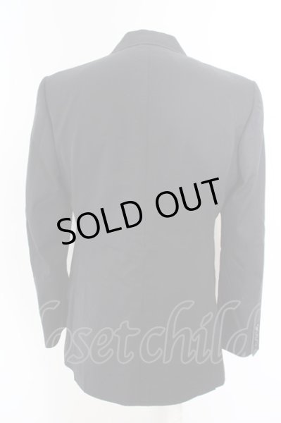 画像3: 5351pour les Hommes / ストレッチコットンピークドラペルテーラードジャケット 2 ブラック O-24-04-23-018-53-ja-YM-ZT257 (3)