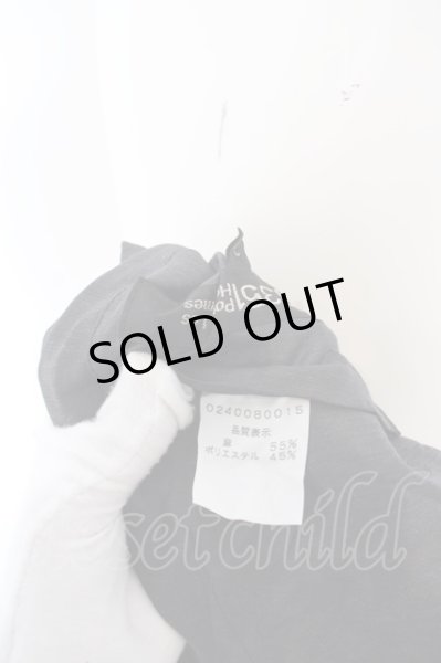 画像4: 5351pour les Hommes / ストライプリネンホックミディジャケット 2 ブラック O-24-04-23-019-53-ja-YM-ZT262 (4)