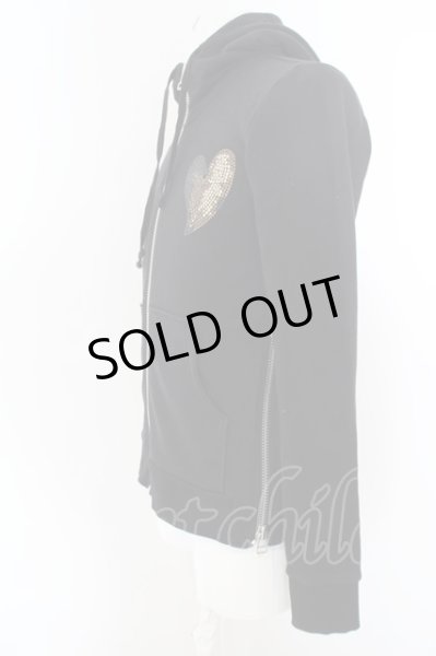 画像2: Roen / semantic　designコラボ　スタッズスカルサイドZIPパーカー S ブラック O-24-04-23-020-Ro-to-YM-ZT262 (2)