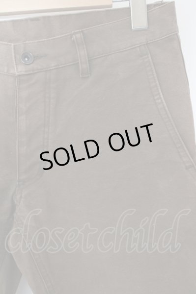 画像2: ATTACHMENT / ボタンフライコーティングバナナパンツ 1 ブラウン O-24-04-24-037-AT-pa-YM-ZT185 (2)