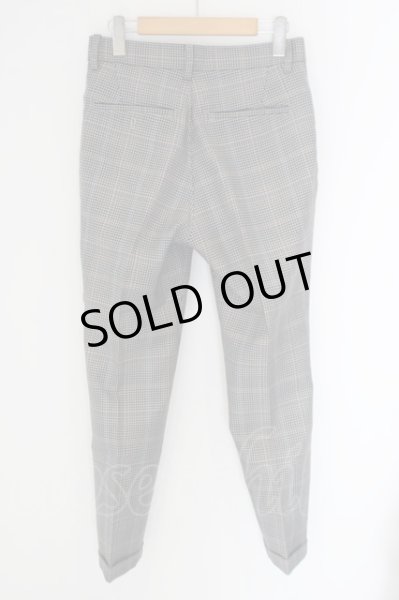 画像3: MR.OLIVE / VALENCIA CHECK PATTERN / ONE PLEATS STA-PREST TAPEREDパンツ XS グレー O-24-04-24-039-MR-pa-YM-ZT185 (3)