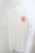 【WINTERセール】Moonage Devilment（清春） / Print Big T　Tシャツ 44 ホワイト O-24-04-24-005-MO-ts-YM-ZT021