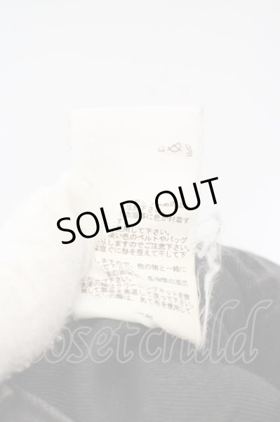 画像4: CIVARIZE / ウォッシュドバイカースキニーデニムパンツ 42 ブラック O-24-04-24-045-CI-pa-YM-ZT015 (4)