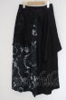 画像1: CIVARIZE / kompant レイヤード総柄スラックスパンツ 44 ブラック O-24-04-24-049-CI-pa-YM-OS (1)